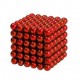 cube magnetique rouge